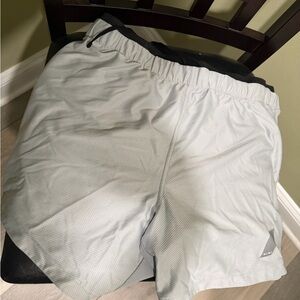 Zara Light Gray Athletic Shorts for Men